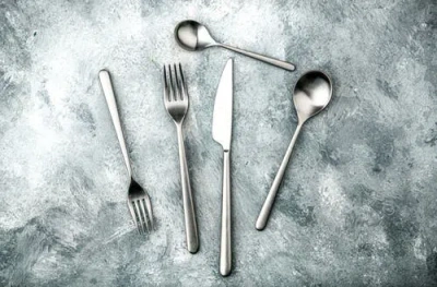 Mepra Linea Serving Set In Ice Silver