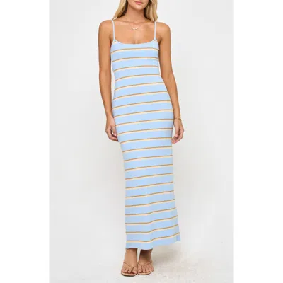 L*space Lspace Jordana Rib Cover-up Maxi Dress In Yacht Club Stripe