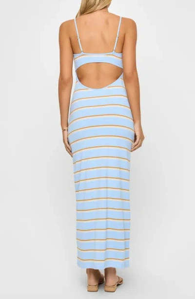 L*space Lspace Jordana Rib Cover-up Maxi Dress In Yacht Club Stripe