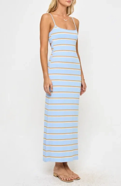 L*space Lspace Jordana Rib Cover-up Maxi Dress In Yacht Club Stripe
