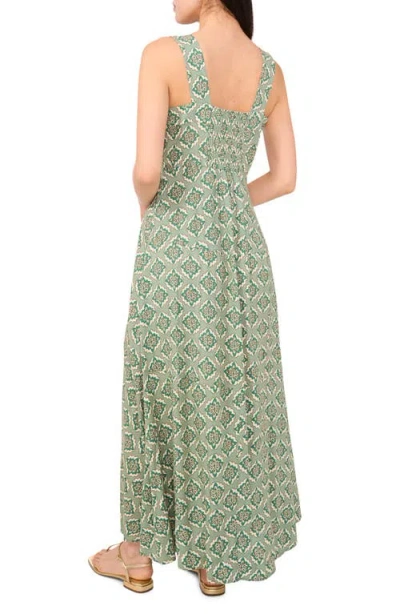 Vince Camuto Square Neck Maxi Dress In Blue Aura