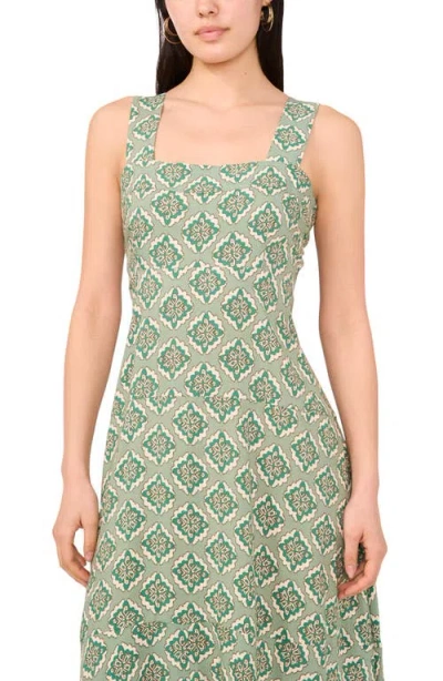 Vince Camuto Square Neck Maxi Dress In Blue Aura