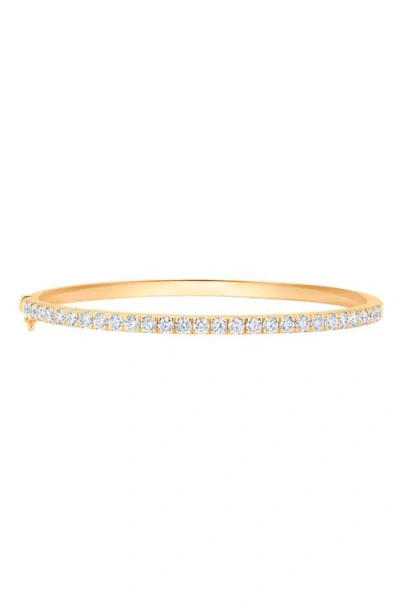 Sara Weinstock Dujour Single Row Diamond Bangle In Yellow Gold/diamond