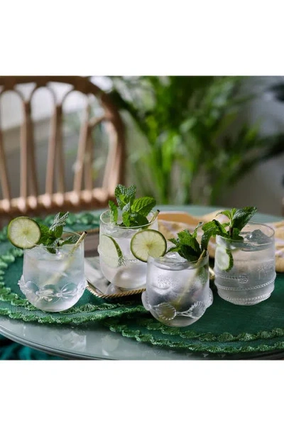 Juliska Heritage Set Of 4 Assorted Stemless Wine Glasses In Clear