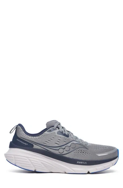 Saucony Men's Guide 18 Shoes In Flint/navy In Cloud/black