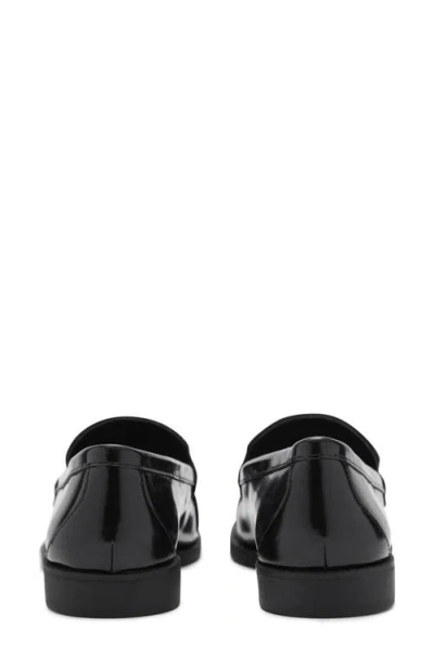 Mango Two Tassel Loafer In Black