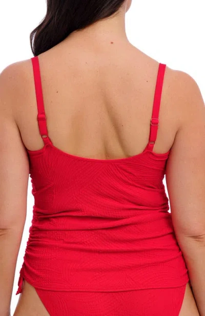 Fantasie Ottawa Underwire Twist Front Tankini Top In Radiant Red