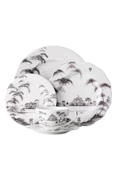 Juliska 5-piece Country Estate Flint Dinnerware Place Setting In Flint Grey