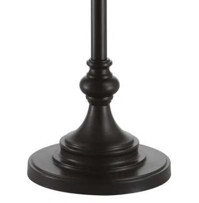 Jonathan Y Cora 60" Metal/glass Led Side Table And Floor Lamp In Oil Rubbed Bronze