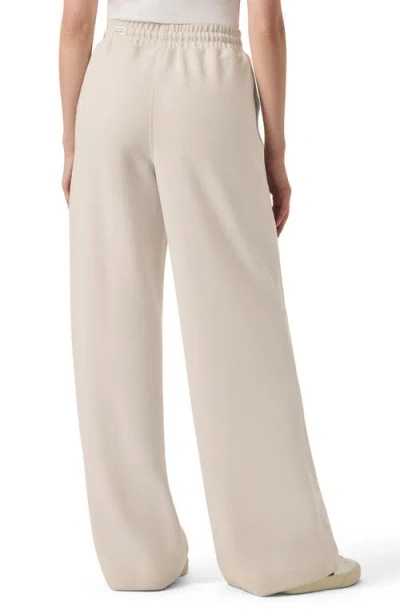 Splendid Waffle Scuba Pants In Moonstone In Neutral