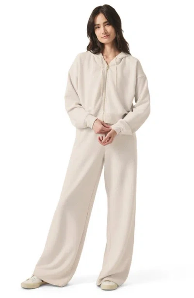 Splendid Waffle Scuba Pants In Moonstone In Neutral