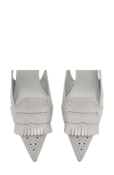 MANGO MANGO FRINGE SLINGBACK PUMP 