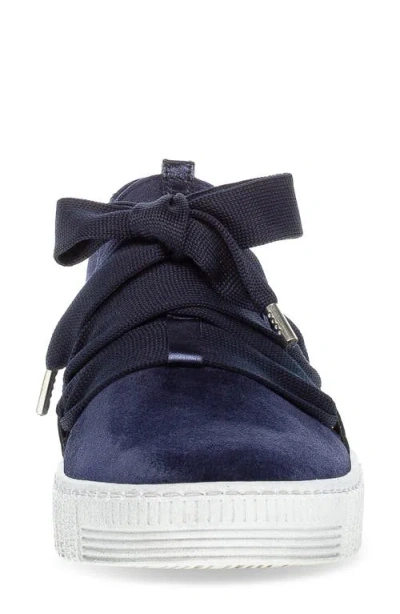 Gabor 43.333 Platform Sneaker In Marine