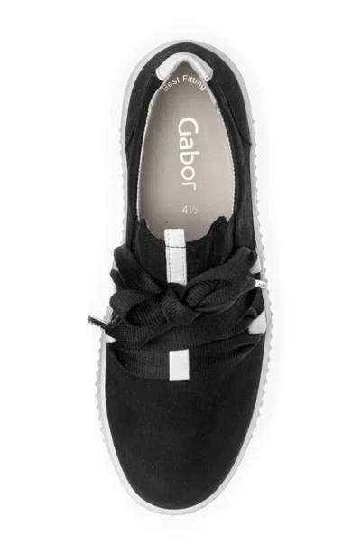 Gabor 43.333 Platform Sneaker In Black
