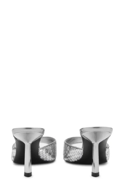 MANGO MANGO POINTED TOE SLIDE SANDAL 