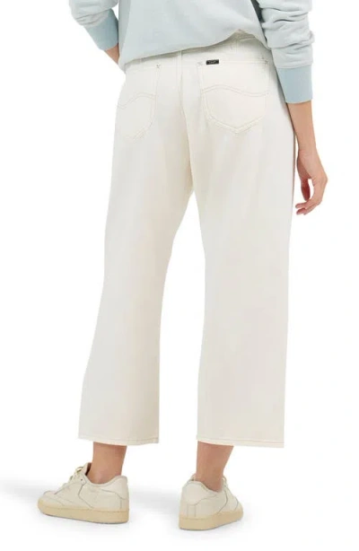 Lee Button Fly Wide Leg Ankle Jeans (fever Pitch_ In Fever Pitch