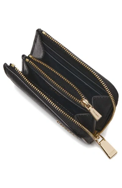 Kate Spade New York Devin Saffiano Leather Card Case In Black