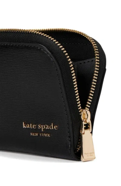 Kate Spade New York Devin Saffiano Leather Card Case In Black