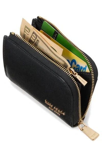Kate Spade New York Devin Saffiano Leather Card Case In Black