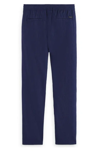 Scotch & Soda Warren Twill Joggers In Night