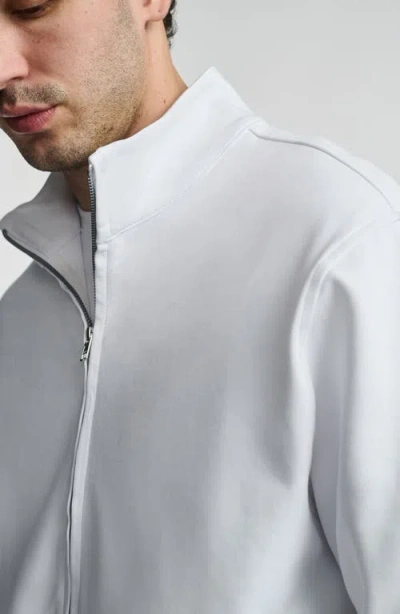 Mavi Jeans Half Zip Sweatshirt In White