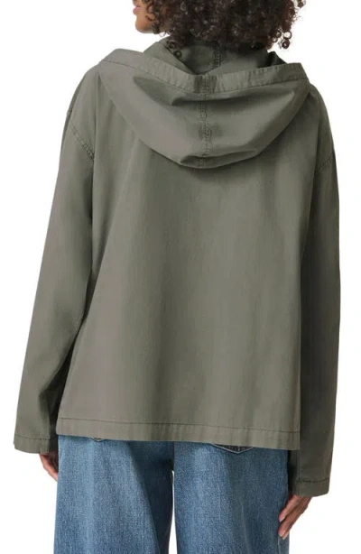 Splendid Serenity Hooded Cotton Utility Jacket In Soft Vob