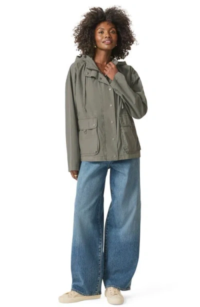 SPLENDID SPLENDID SERENITY HOODED COTTON UTILITY JACKET 