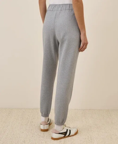 Pact Organic Brushed Fleece Sweatpant In Heather Grey