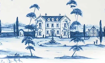 Juliska Country Estate Platter In Delft Blue