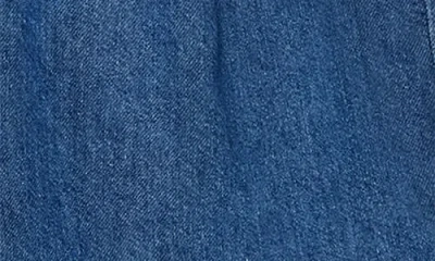 Mango Marina Denim Bermuda Shorts In Medium Blue