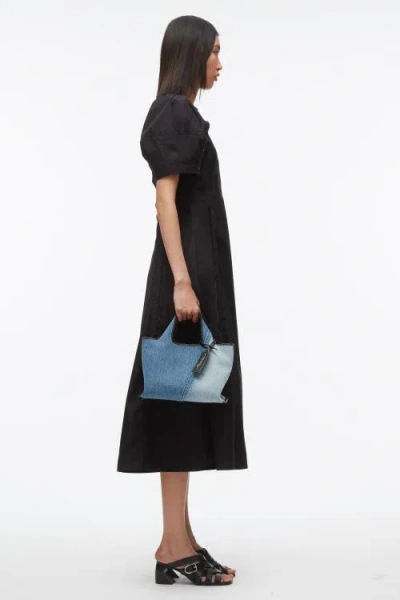 3.1 Phillip Lim Denim Mini Market Tote Bag With Studs In Indigo