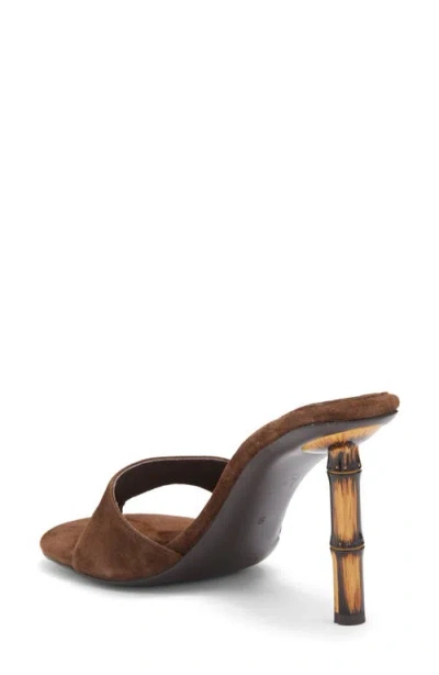 Jeffrey Campbell Linette Sandal In Espreso Suede