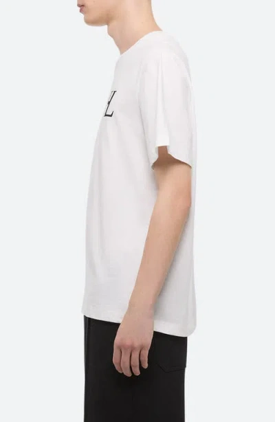 Helmut Lang Capsule Logo Tee In White - 100