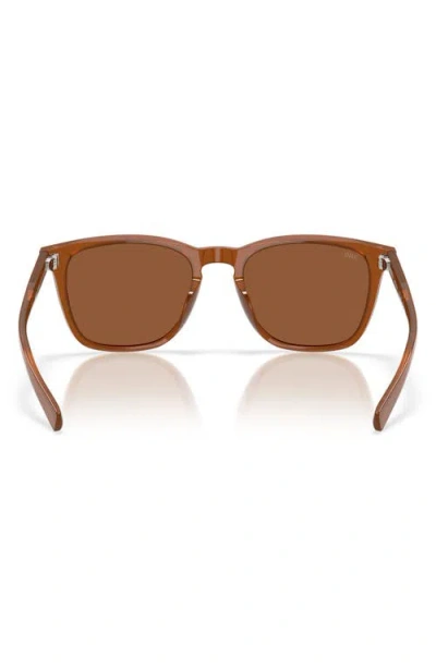 Costa Del Mar Sullivan 53mm Gradient Polarized Square Sunglasses In Red Sands/copper 580g