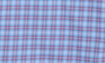 Vineyard Vines Cobia Check Featherweight Performance Button-down Shirt In Crystalblue