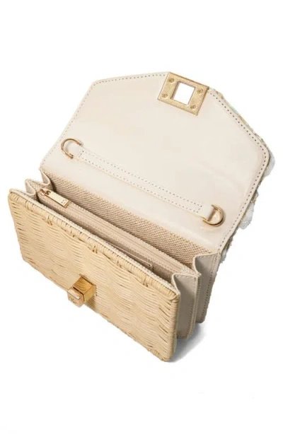 Dune London Blooms Woven Shoulder Bag In Pastel