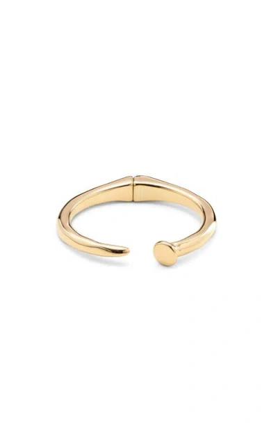 Unode50 18k Gold-plated Bangle Bracelet In Gold