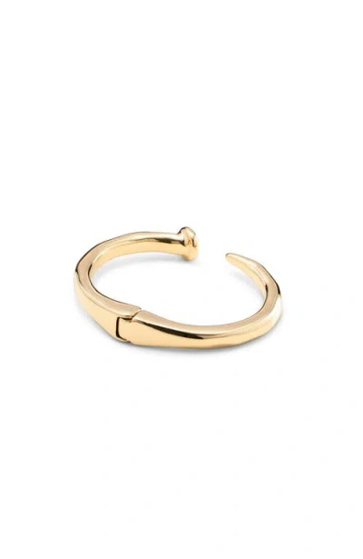 Unode50 18k Gold-plated Bangle Bracelet In Gold