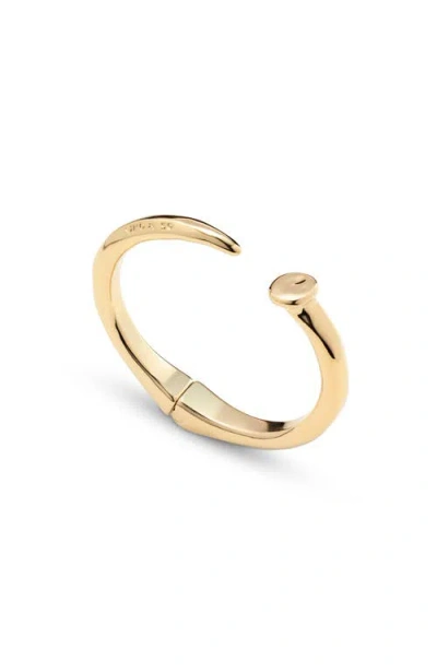 Unode50 18k Gold-plated Bangle Bracelet In Gold