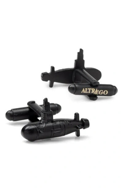 Cufflinks, Inc . 3d Us Submarine Black Cuff Links In Black