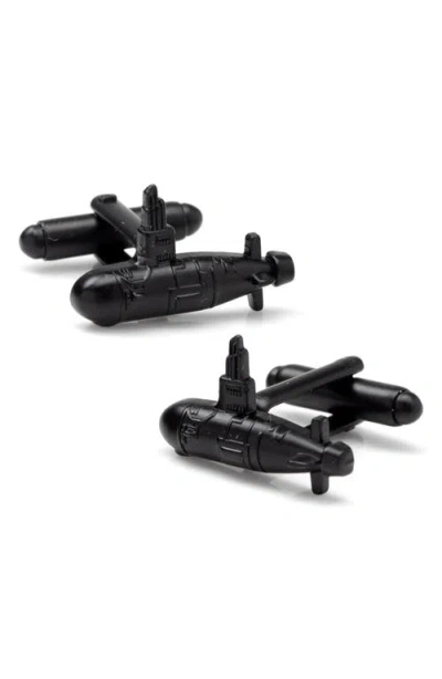 Cufflinks, Inc . 3d Us Submarine Black Cuff Links In Black
