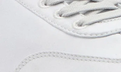 Shop Mango Satin Sneaker In Silver