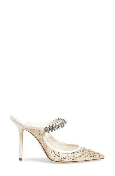 Jimmy Choo Bing Pointed Toe Mule In Ivory