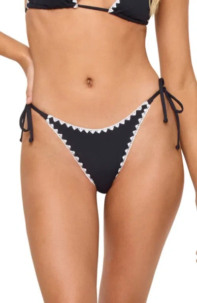 L*space X Rails Zahra Bikini Bottom In Black/cream