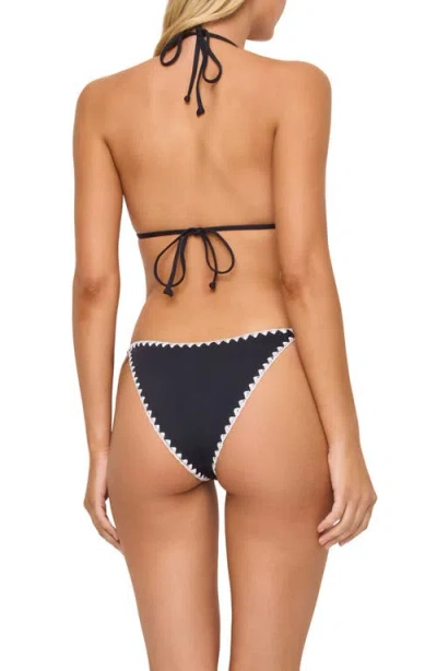 L*space X Rails Zahra Bikini Bottom In Black/cream