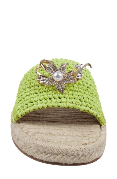 Zigi Artisan Lariana Slide Sandal In Lemon Flower