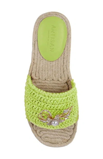 Zigi Artisan Lariana Slide Sandal In Lemon Flower