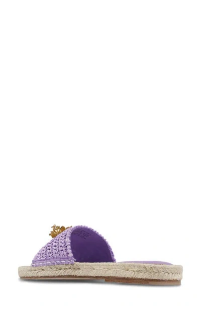 Zigi Artisan Lariana Slide Sandal In Lilac Flower