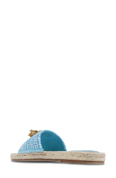 Zigi Artisan Lariana Slide Sandal In Blue Floral