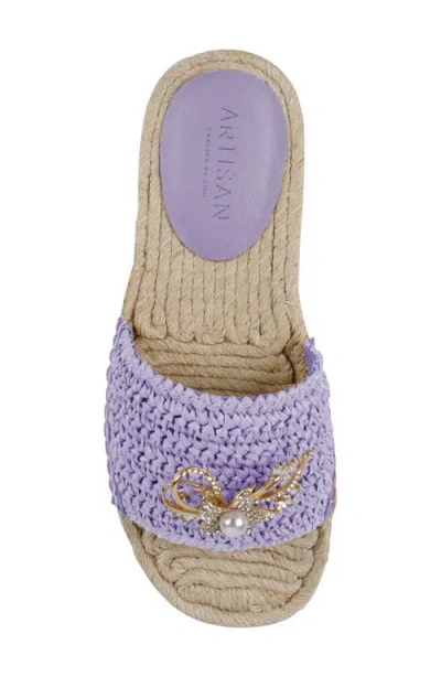 Zigi Artisan Lariana Slide Sandal In Lilac Flower